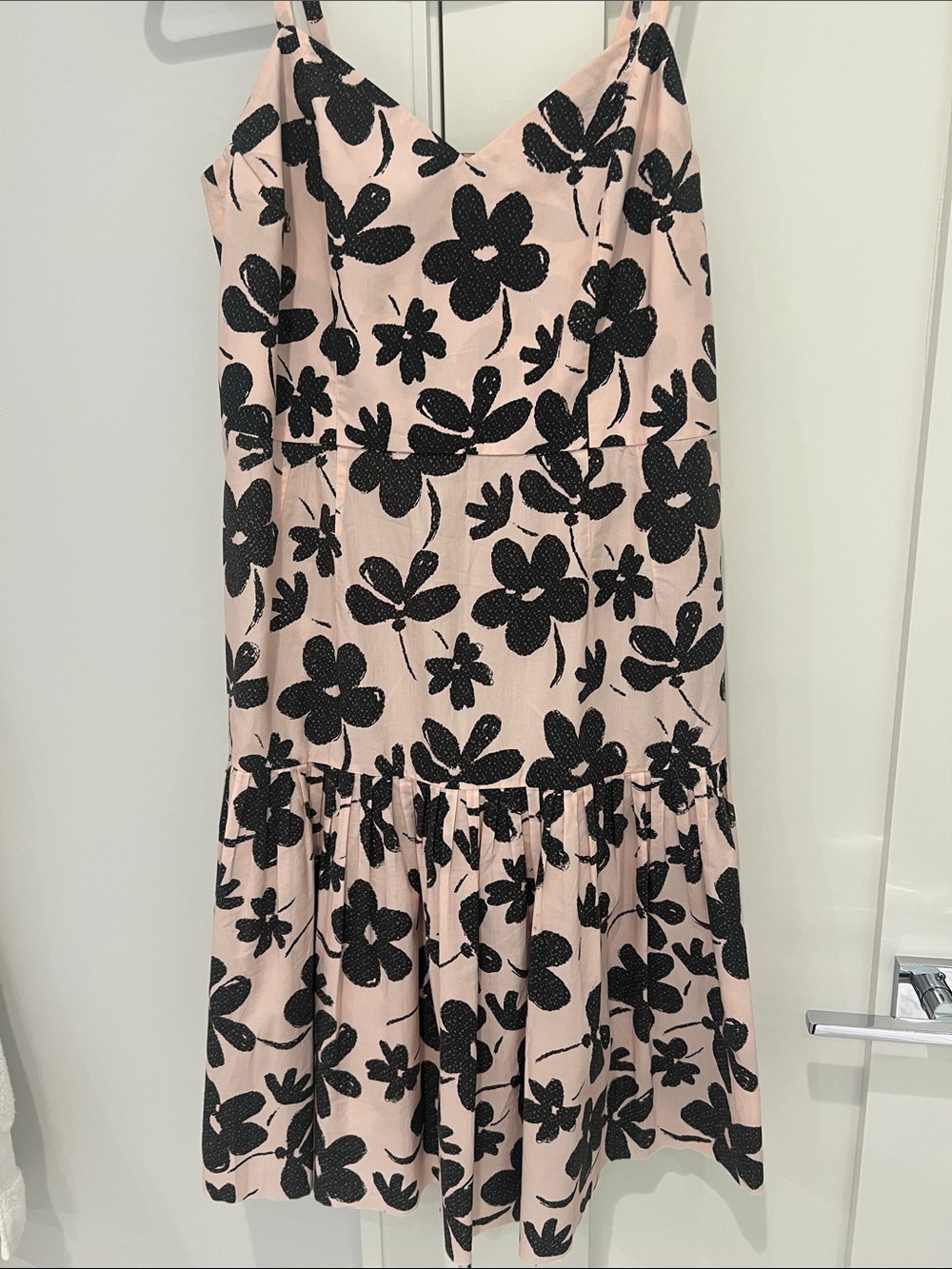 Marni Pink and Black Floral A-Line Skirt